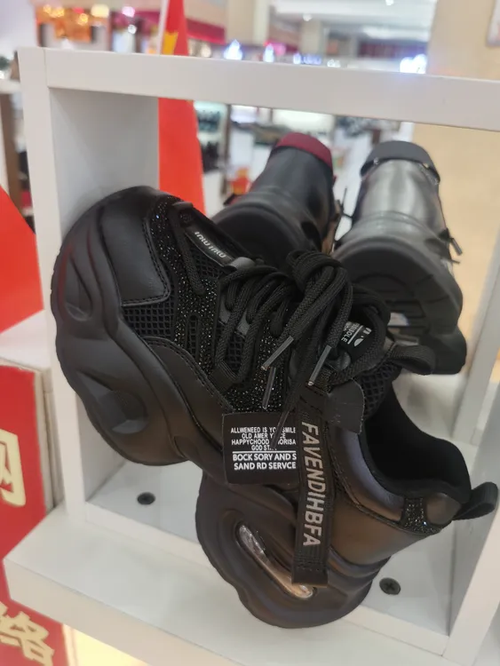 少女风棉鞋休闲鞋时尚休闲鞋增高秋季时尚潮鞋老爹鞋