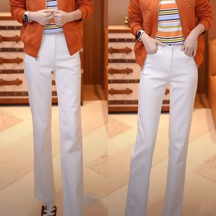 JDND轩羽【重磅牛仔】秋冬加厚显瘦牛仔裤XY25583