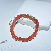 轻奢高级感南红冰透手串（多样性发一）2412230051