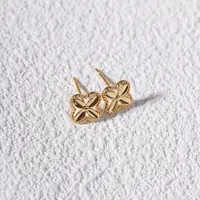 足银银制品 【玉总珠宝】足银花丝四叶草耳钉  CAN3110239