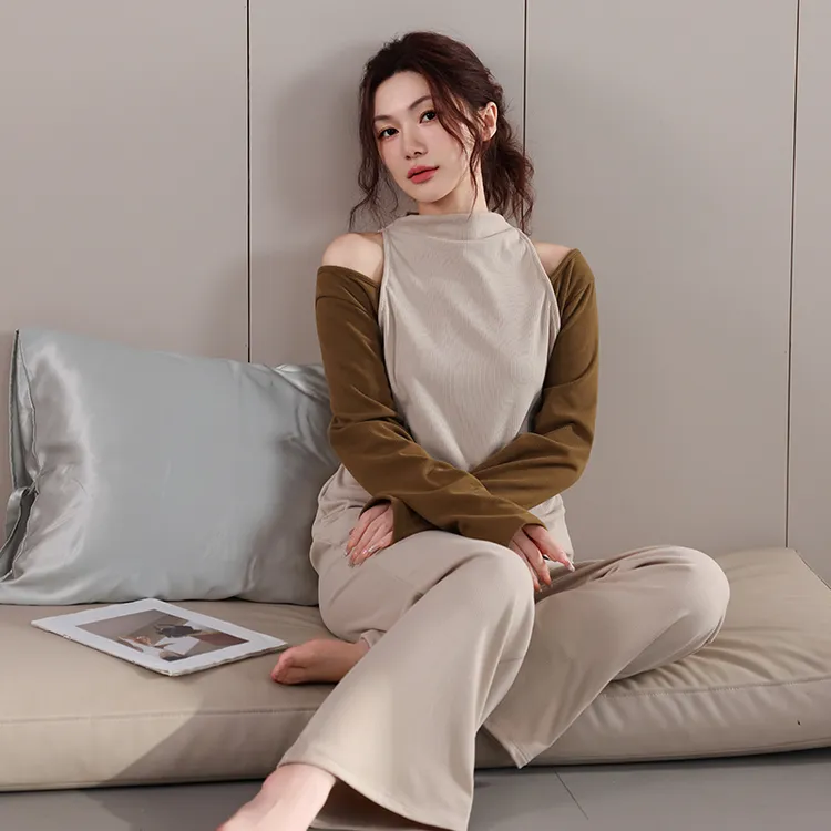 睡衣女款爆款2025新款高级感可外穿秋冬款睡衣秋冬薄绒睡衣家居服