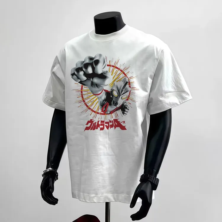 【重磅纯棉】夏季潮流男短袖T恤圆领国潮奥特曼休闲百搭半袖宽松