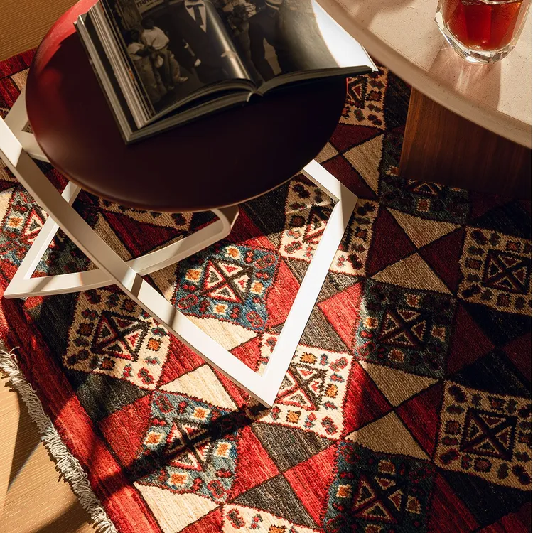 H系列180*120cm手工羊毛阿富汗进口客厅卧室书房洗手间不掉色地毯