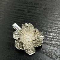 L704立体花朵重工鸭夹