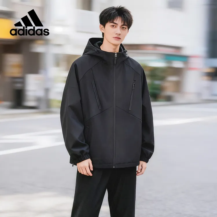 【门店新款】阿迪达斯外套男款夹克秋季夹克衫运动连帽KG8966(多色)