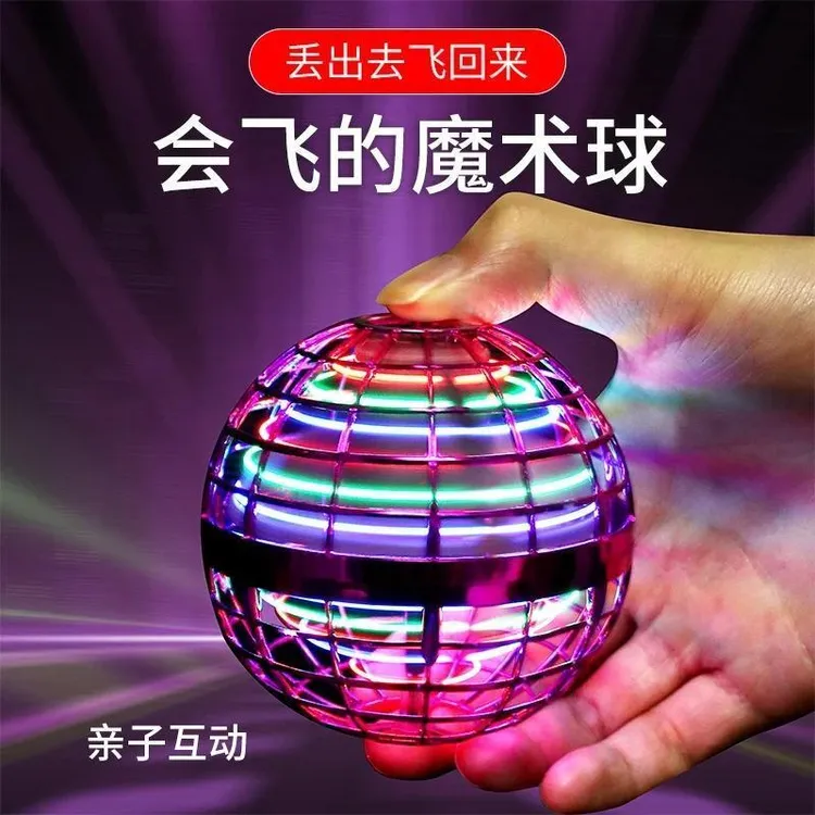 儿童节智能回旋飞球感应飞行球黑科技UFO七彩悬浮球玩具7769商品图