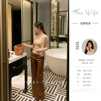【克罗手工坊皮裤】<YiYiii>小个子时尚显瘦高腰皮裤百搭设计感裤子