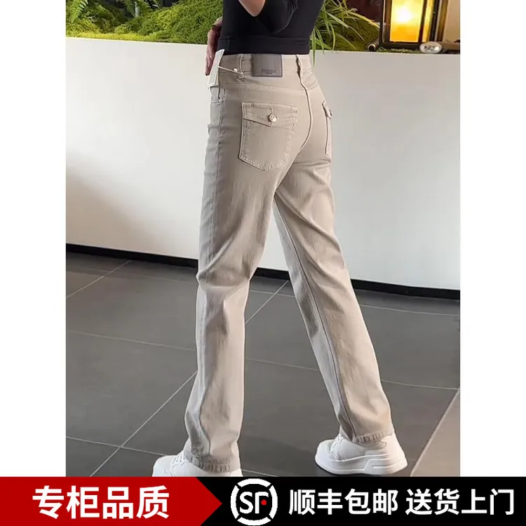 【顺丰包邮】秋季轻奢男装潮牌男士直筒牛仔裤春秋新款休闲裤长裤男