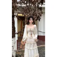 瑞茜·威瑟斯云雾藏海 秋季温柔风镂空设计感长袖秋季女外套R6389H