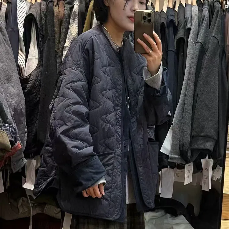 2025新款秋季时尚圆领宽松休闲外套女百搭显瘦长袖上衣女