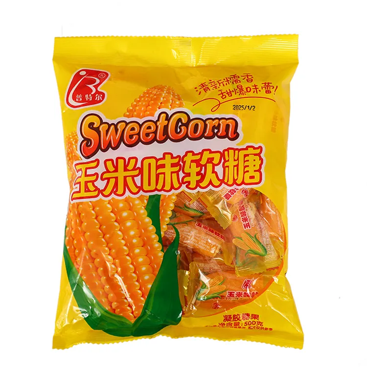 玉米味软糖/牛轧糖/桔子味软糖/榴莲味奶味糖