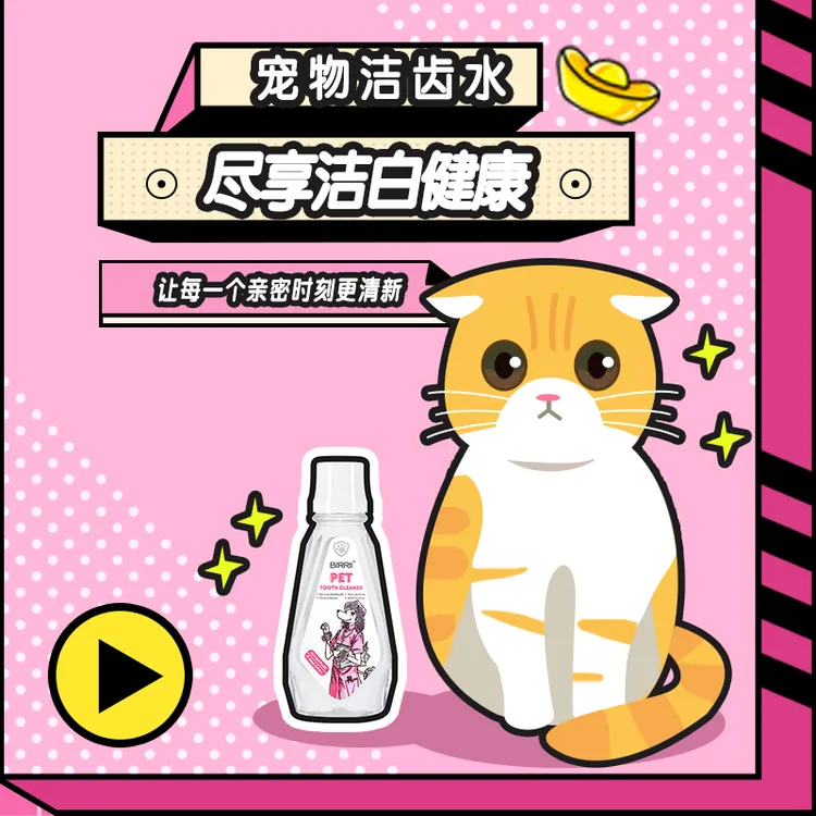 BIRRII/贝伊宠物洁齿水漱口水清洁牙齿口腔护理清新口气留香持久