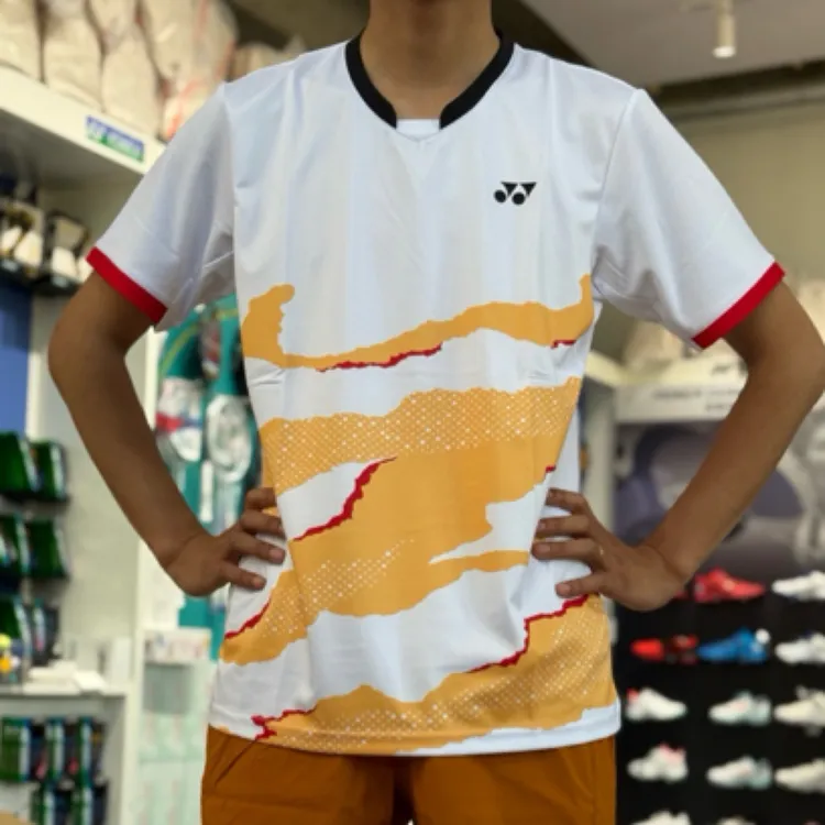 YONEX尤尼克斯2025新款羽毛球服男女款速干运动服短袖上衣1103625