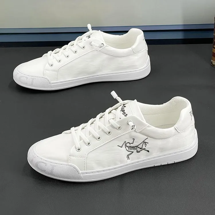 欧货潮牌2025新款男士鞋布面潮鞋休闲时尚板鞋百搭运动小白鞋鞋子
