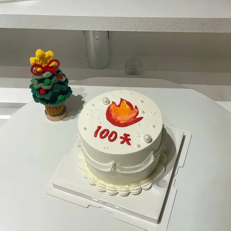 创意火花蛋糕定制全国同城配送适合情侣闺蜜生日纪念日