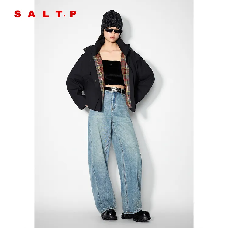 SALT.P可颜极简户外双面穿鹅绒服2025冬季新款羽绒服