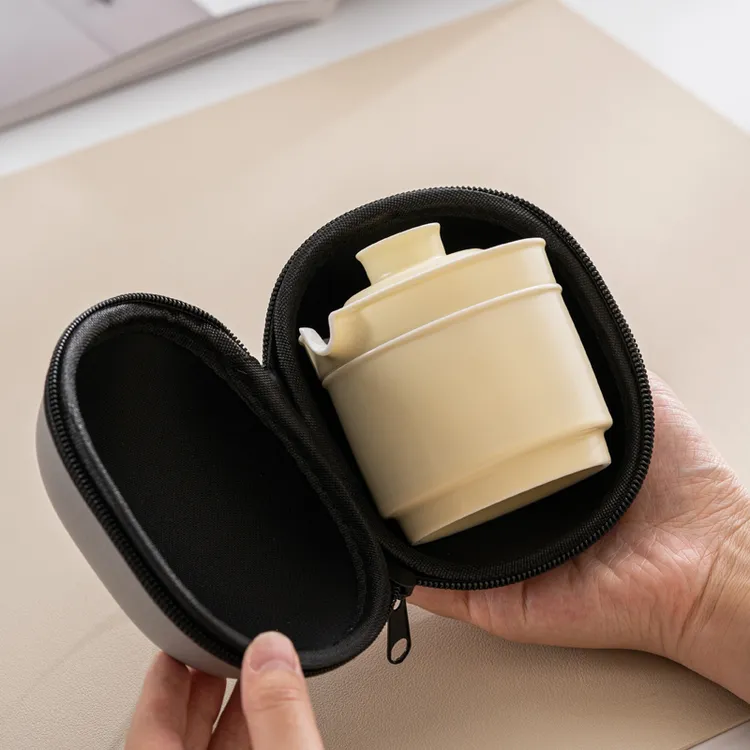 2025新款旅行功夫茶具便携包式户外男女单人泡茶壶快客杯一壶一杯