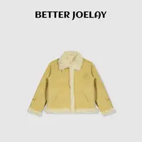 BETTER JOELAY-【麂皮羊羔】时尚棉服保暖百搭休闲通勤风Z0905短款