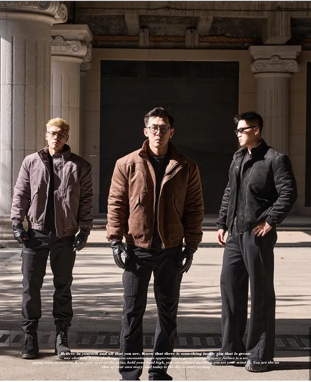 MPA PumpClub冬季“赤兔”马年限定美式宽肩拼接立领防风棉服