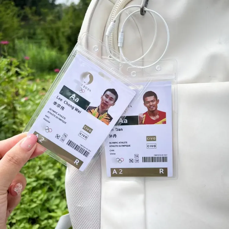 【盲盒羽毛球参赛卡】石宇奇桃田羽毛球参赛卡挂件林丹李宗伟钥匙扣