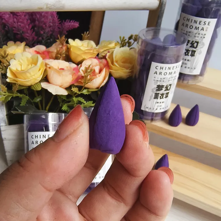 35粒装子弹头天然倒流香花香艾草香室内香薰送底座  