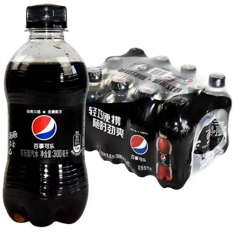 百事无糖可乐饮料300ml*24瓶整提冰爽畅饮便携小瓶特价促销正品