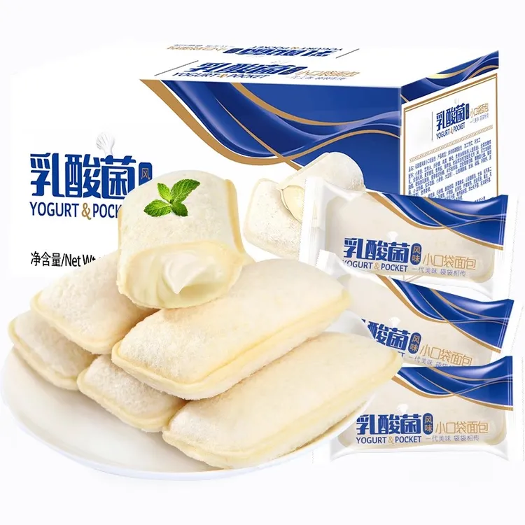 比比赞乳酸菌小口袋面包整箱早餐食品蛋糕零食夜宵充饥休闲小吃的