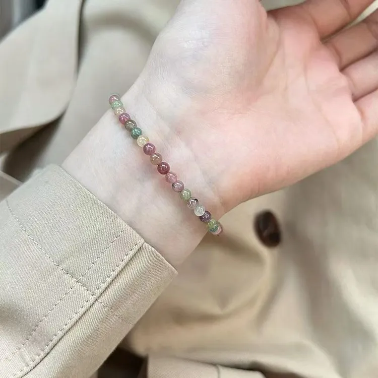 非金属仿水晶手链 女夏2025新款爆款小众设计感手饰学生闺蜜手链