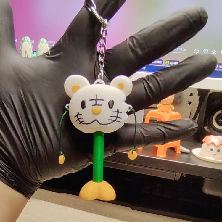 陆虎荧光棒 虎桔 迷你应援棒钥匙扣 内置NFC PLA材质 解压 3D打印