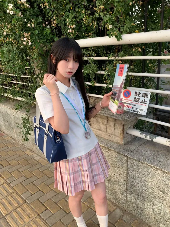 千鹤穗Jk制服原创格裙【小桃汽】日系学院风夏季学生半身裙百褶裙
