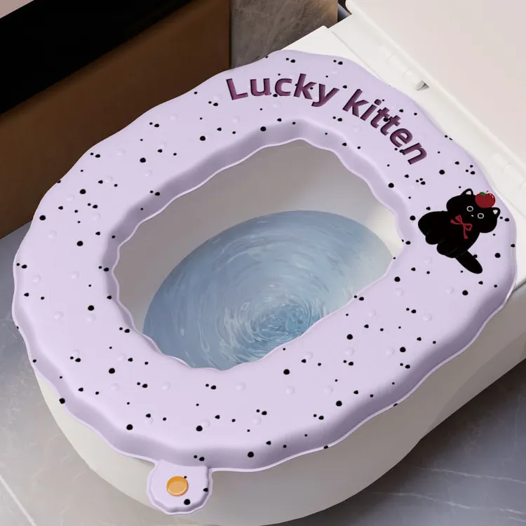 【香薰款】防水马桶垫可水洗四季通用厕所坐便套家用粘贴式加厚套圈