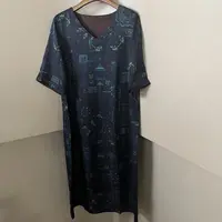 【青青】新中式真丝宋锦高级感国风显瘦透气洋气连衣裙CH14