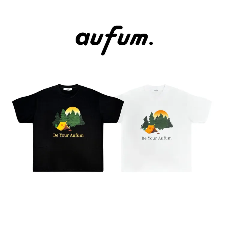 aufum大码男装短袖T恤修身显瘦春夏休闲时尚百搭秋冬内搭纯棉重磅