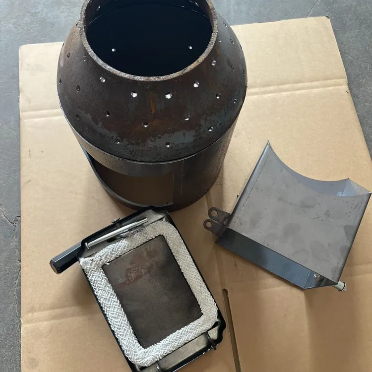 加厚气化炉内胆侧开口设计可用于煤气罐改造及家用取暖柴火炉