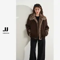 H1598【焦糖可可】秋冬超经典复古美拉德穿搭外套女加厚巨好看上衣