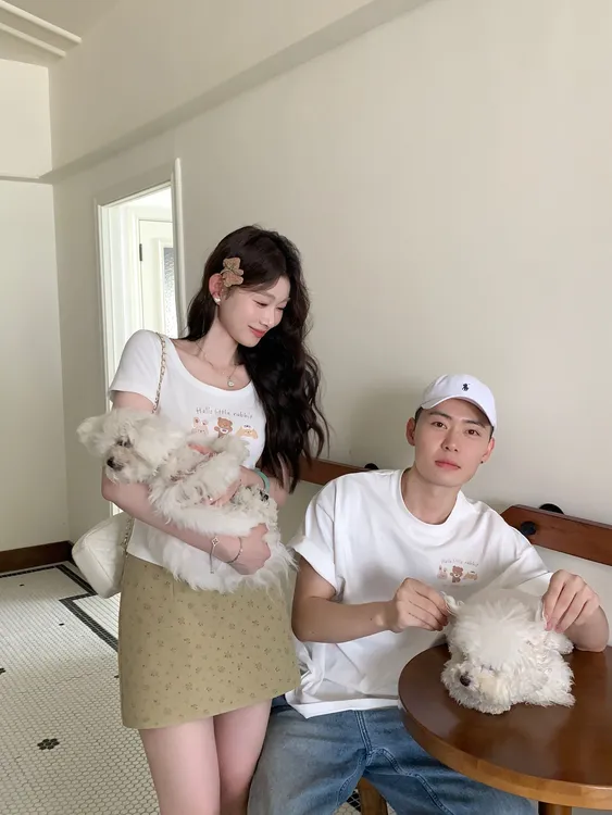 EIA一尧【贝拉日记】春夏少女感碎花半裙显瘦温柔气质短款韩系半裙