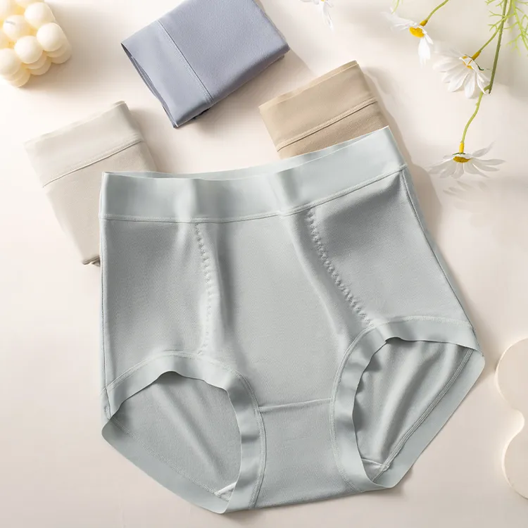 【丽丽优选】婷美莫代尔桑蚕丝高腰亲肤高弹女士内裤TM19230