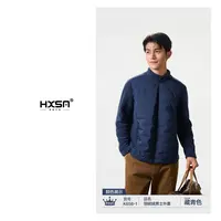 HXSM「男士羽绒绒」秋冬轻盈保暖后背白金贴片外套658-1