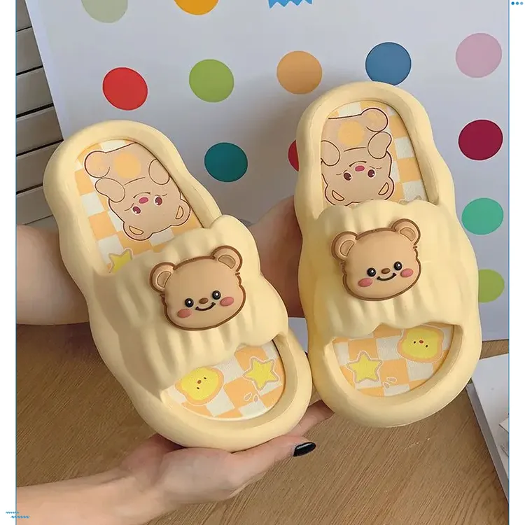 【欧若风】可爱黄油小熊拖鞋女夏季外穿网红居家防滑室内凉拖鞋FFT