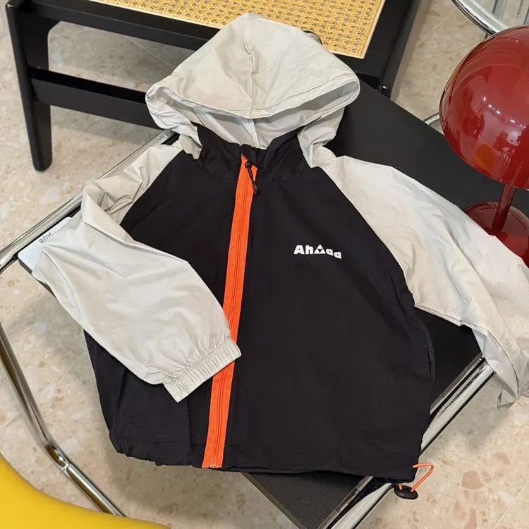 儿童防晒服2025夏季新款女童薄款炸街防风连帽拉链防晒衣男童外套