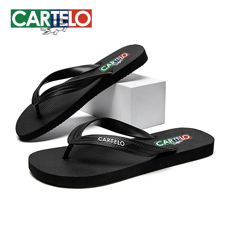 卡帝乐鳄鱼人字拖男夏季新款男士凉拖橡胶防滑室外穿休闲沙滩拖鞋