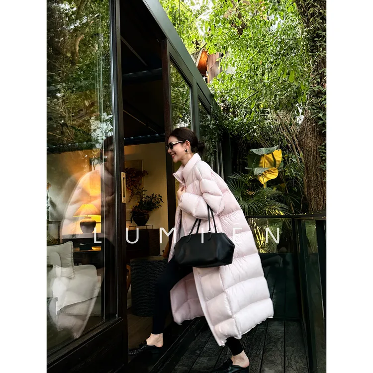 【LUMIEN】“陪你过冬”极简风中长款加厚保暖90绒子鹅绒服LX4JWW108