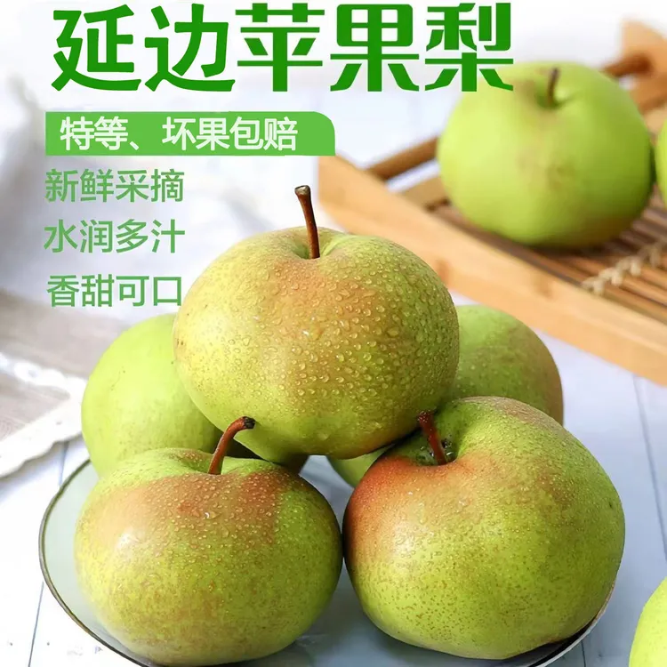 顺丰包邮延边特产苹果梨龙井苹果梨甜脆新鲜水果