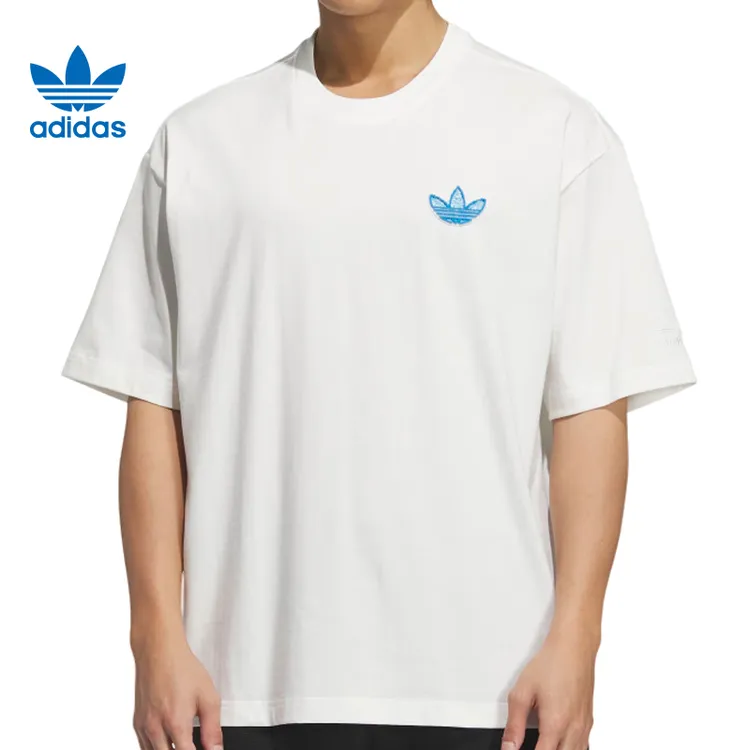 adidas/阿迪达斯男子三叶草系列运动休闲圆领短袖T恤 KE5793