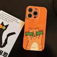 财迷小猫菲林软壳适用苹果17promax手机壳16华为vivo小米oppo荣耀