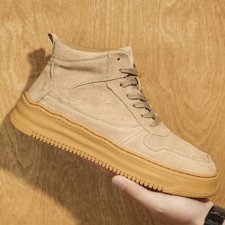 运动休闲鞋男新款爆款鞋子高帮鞋中国风通用高帮休闲鞋2025
