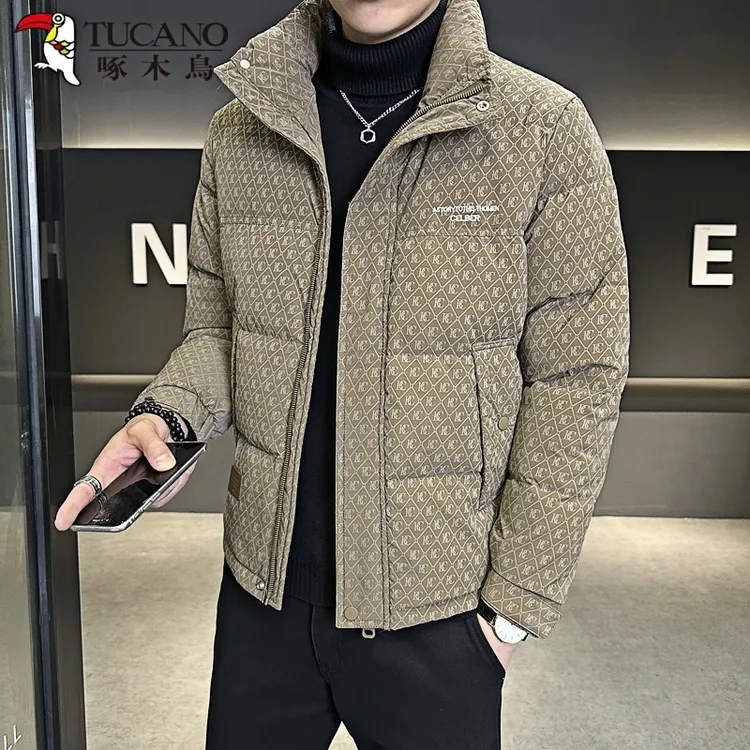 TUCANO/啄木鳥冬季新款男士春季外套休闲潮流加厚保暖立领外套
