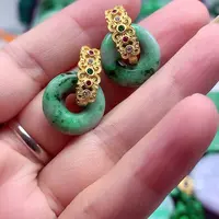 颈饰银S925镶嵌翡翠翡翠