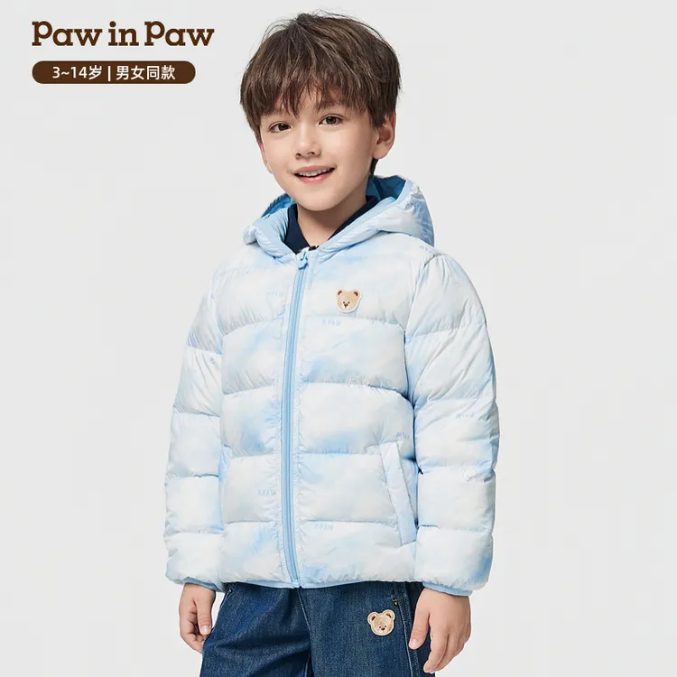 PawinPaw卡通小熊童装25年冬季新款男女童保暖羽绒服PCJDF4934E