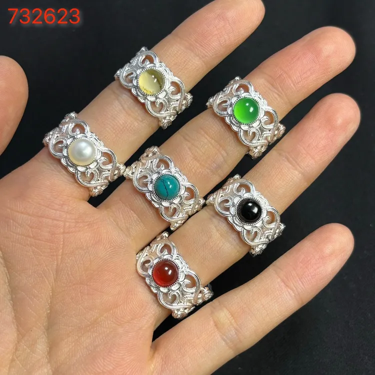 足银银制品 990足银复古项链